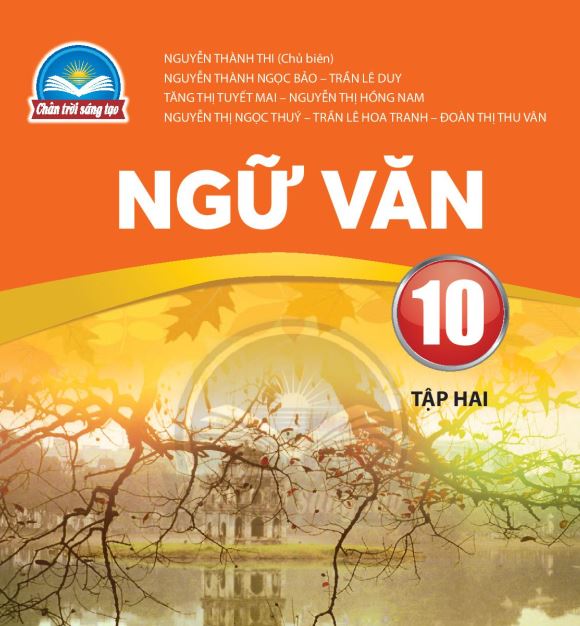 SÁCH GIÁO KHOA NGỮ VĂN 10 TẬP 2 CHÂN TRỜI SÁNG TẠO_Miễn phí